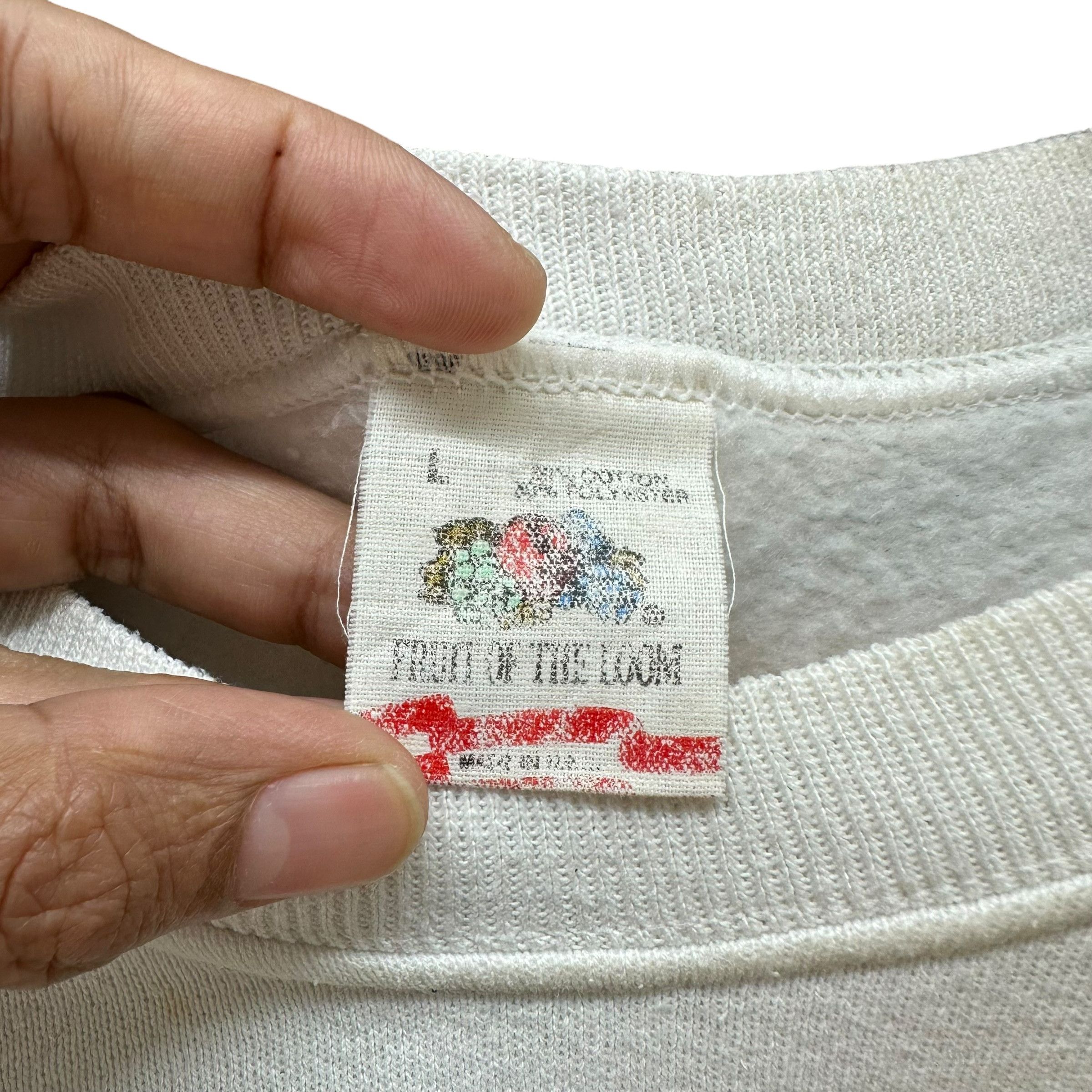 Fruit Of The Loom Vintage 1990 MADONNA MLVC Tour Crewneck Sweatshirt #A76-1840 Size US L / EU 52-54 / 3 - 8 Thumbnail