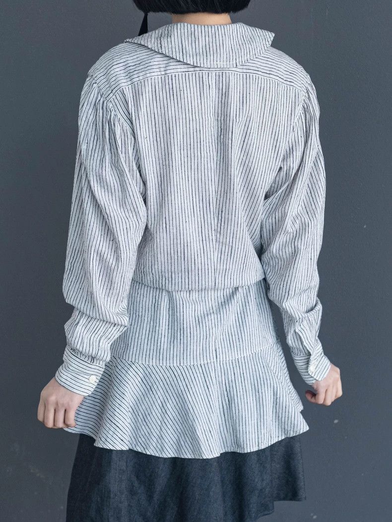 Kenzo KENZO Black and white petal striped dress vintage Size M / US 6-8 / IT 42-44 - 7 Thumbnail