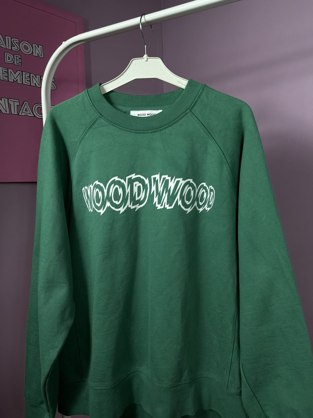 Wood Wood Wood Wood Hester Organic Cotton Sweatshirt Crewneck Logo Size US M / EU 48-50 / 2 - 3 Thumbnail