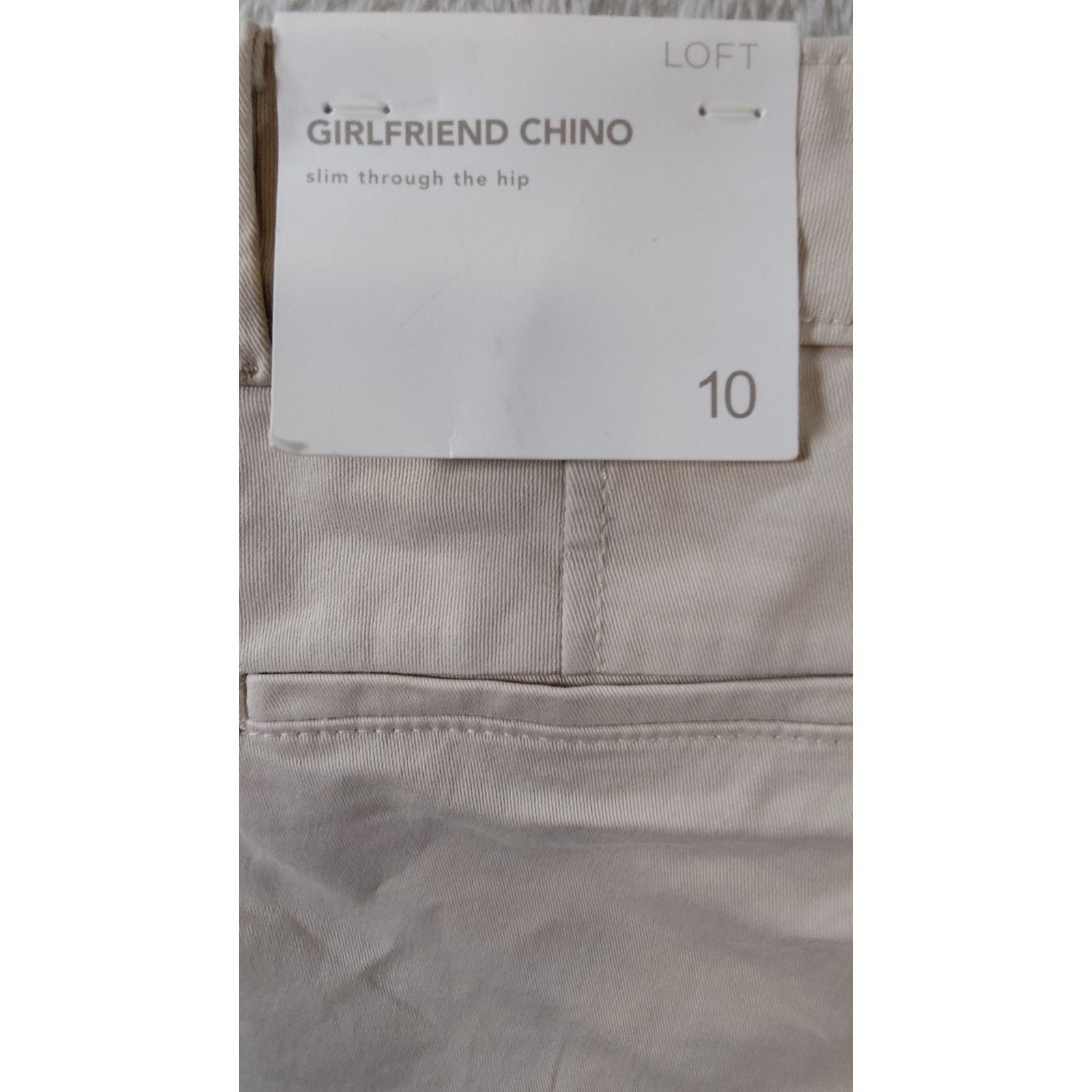 Loft Loft Girlfriend Chino Pants Womens 10 Floral Embroidered NWT Size 32" / US 10 / IT 46 - 11 Thumbnail