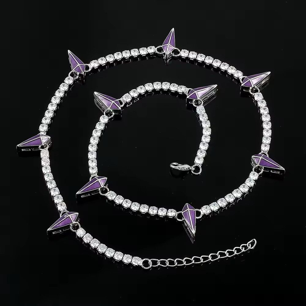 Jewelry 5mm Tennis Chain Iced Out Jewelry Necklace Size ONE SIZE - 1 Thumbnail