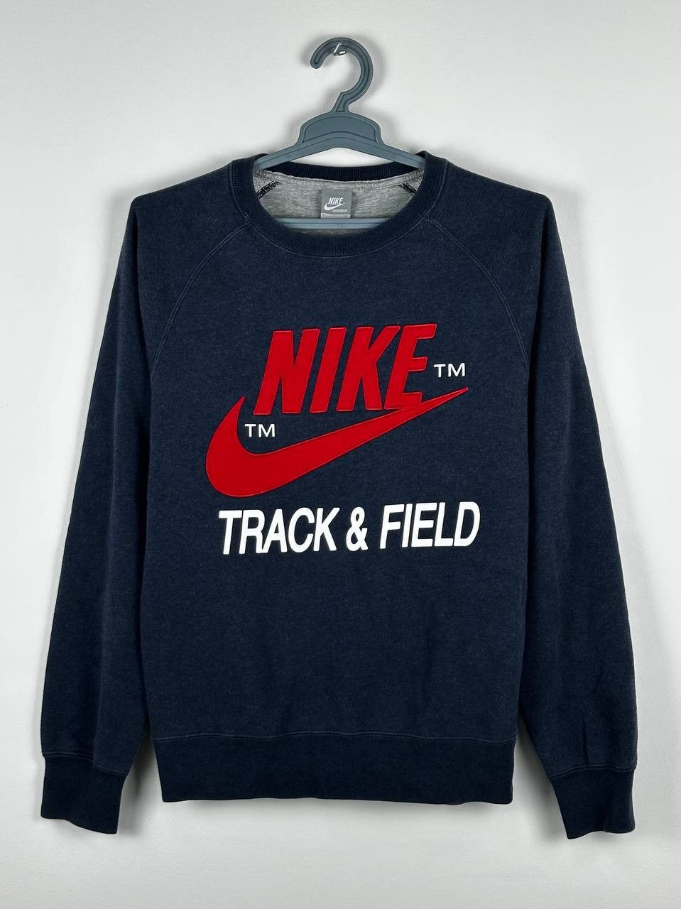 Nike × Vintage Nike Sweatshirt Hype Center Logo Swoosh Oversized Y2K Size US M / EU 48-50 / 2 - 1 Thumbnail