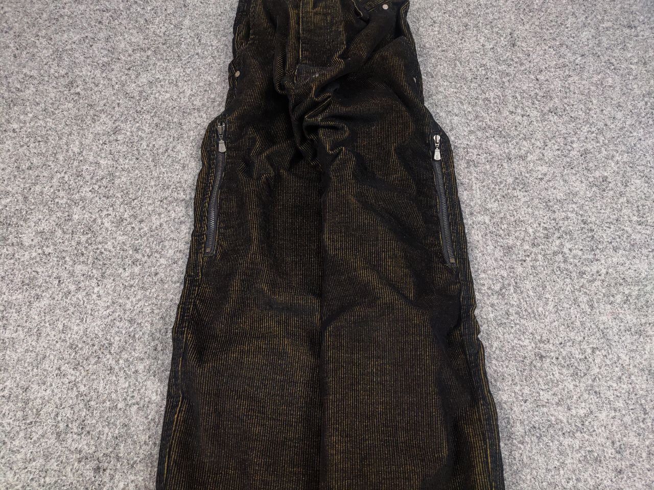 Versace 🔥 Vintage 90's Versace Corduroy Gradient fabric Zip Pants Size US 34 / EU 50 - 8 Thumbnail