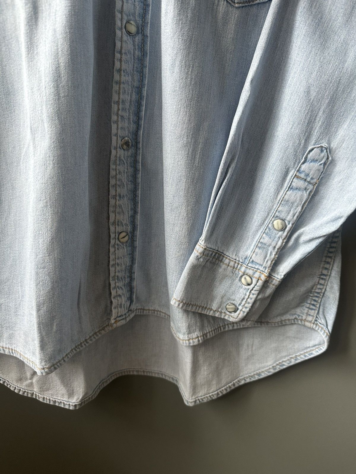 Lee Vintage Lee Western Denim Jeans Shirt Size S Size US M / EU 48-50 / 2 - 4 Thumbnail