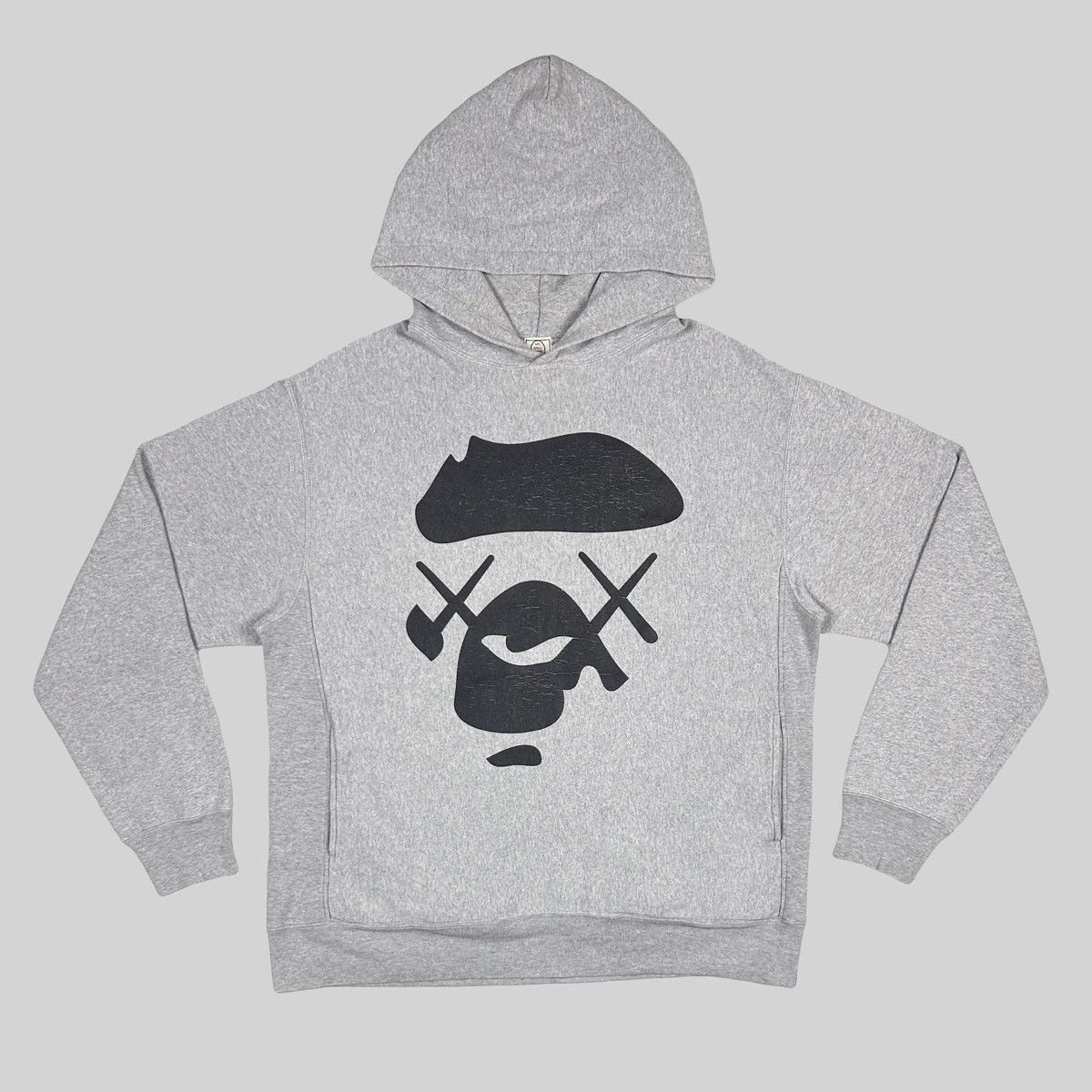 Bape × Kaws Bape x Kaws Ape Face Pullover Hoodie Size US L / EU 52-54 / 3 - 1 Thumbnail