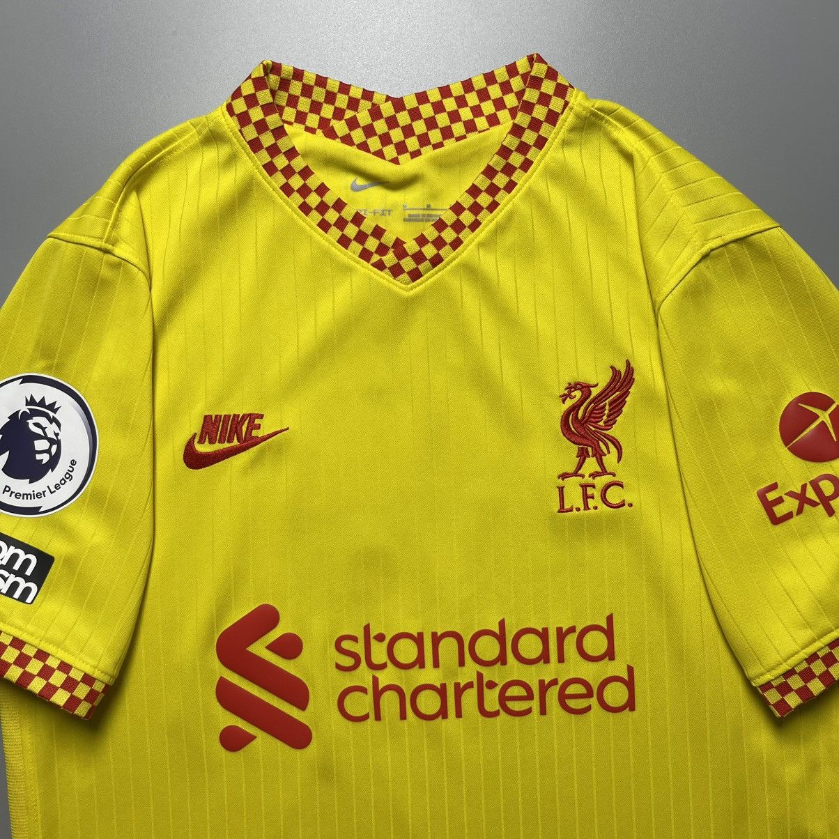 Nike × Vintage LIVERPOOL NIKE 2021/2022 FOOTBALL THIRD JERSEY #11 SALAH Size US M / EU 48-50 / 2 - 4 Thumbnail