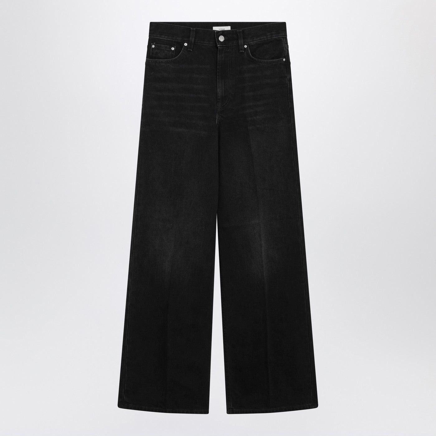 Toteme Toteme Black Faded Effect Jeans In Organic Cotton Size 24" / US 00 / IT 34 - 1 Thumbnail