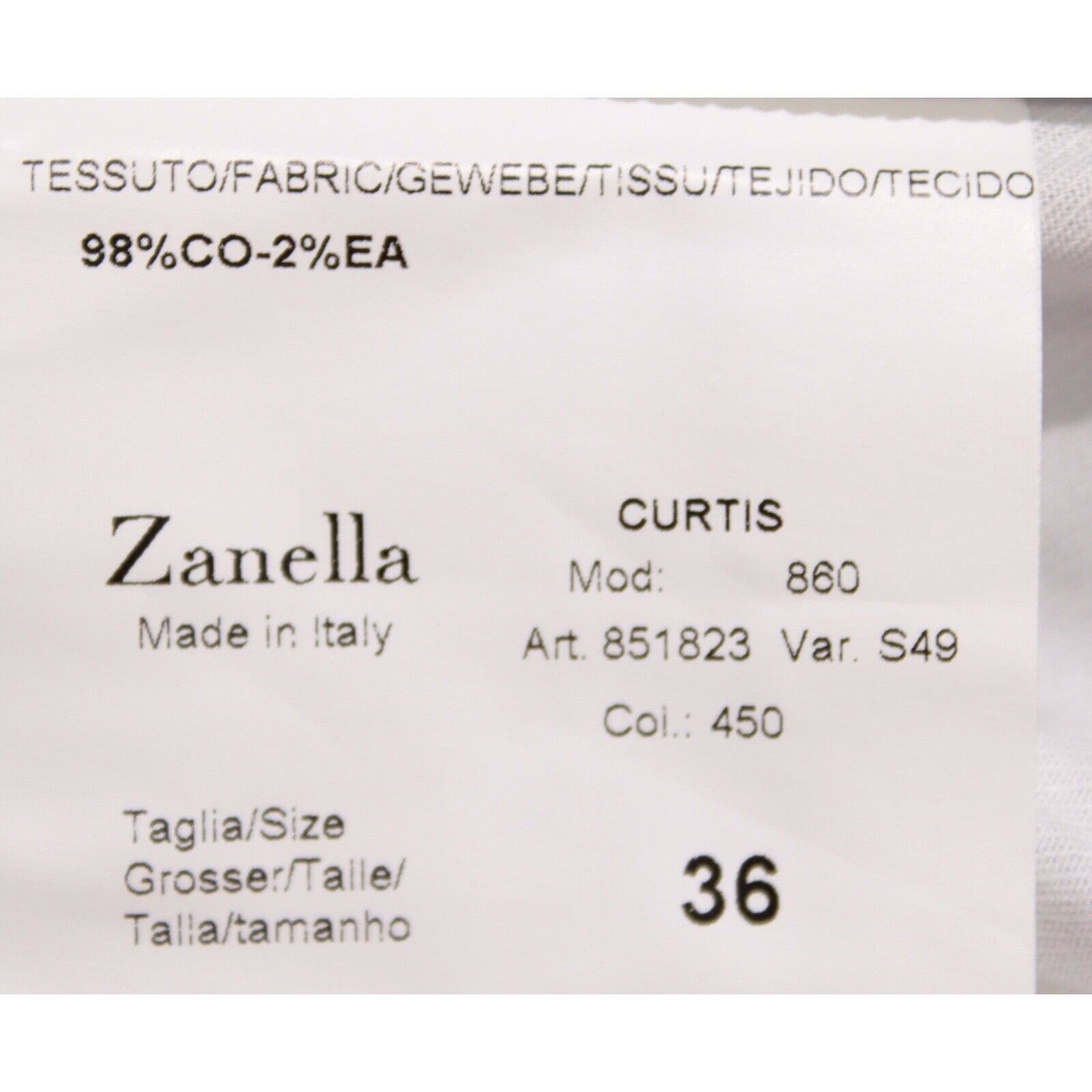 Zanella Zanella New with tags Chino Size 36 US In Blue Size US 36 / EU 52 - 6 Thumbnail