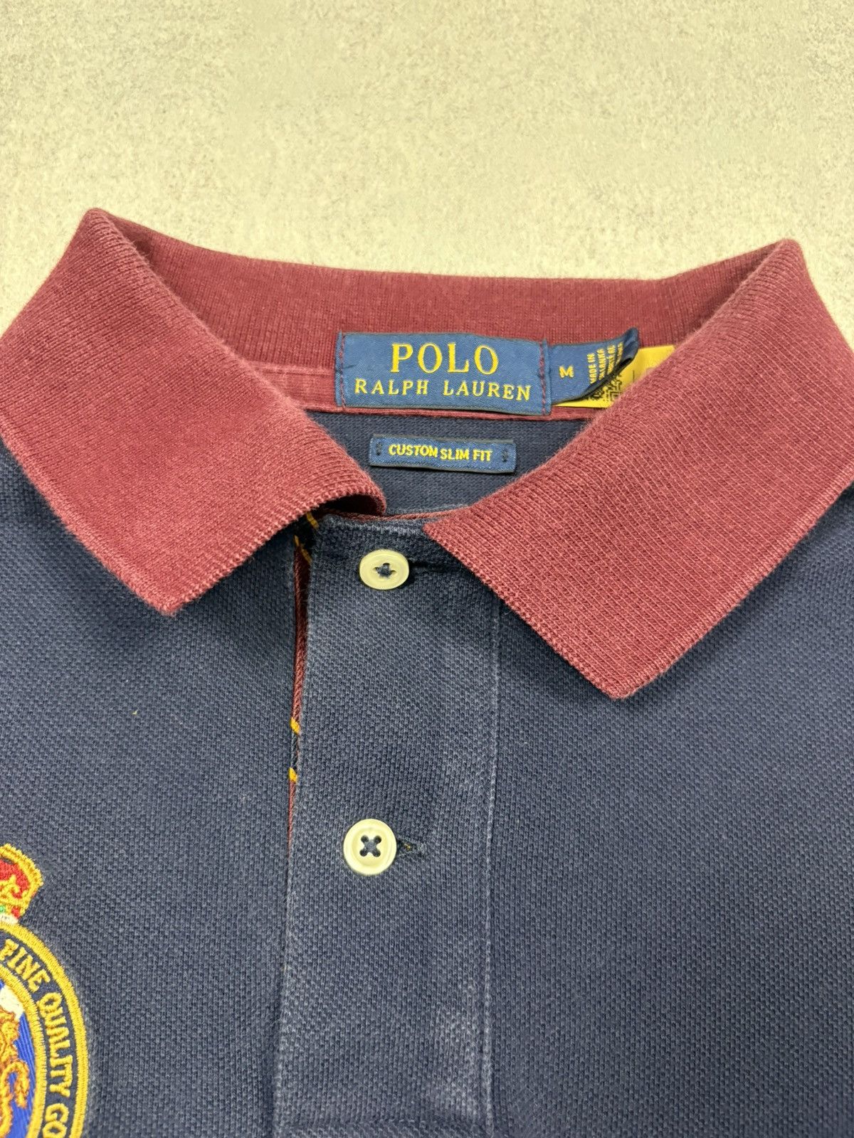 Polo Ralph Lauren Polo Ralph Lauren Crest Crown Logo Polo Shirt Custom Slim M Size US M / EU 48-50 / 2 - 9 Thumbnail