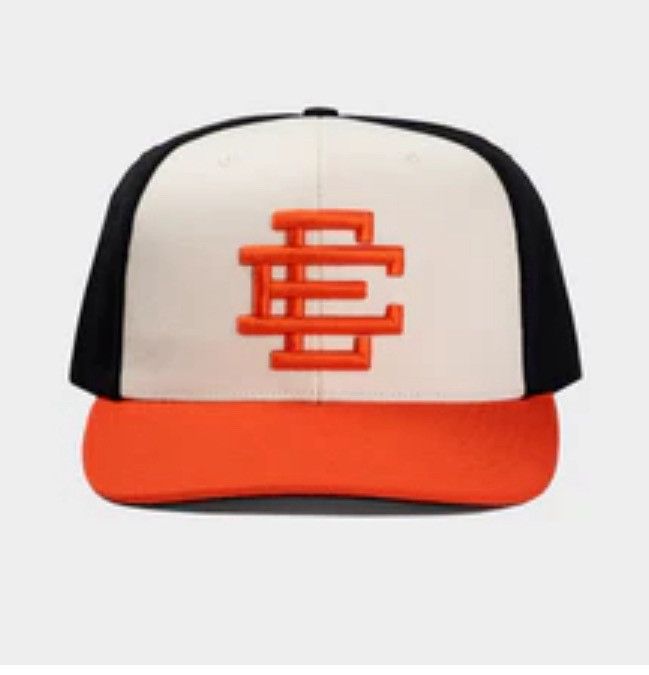 Eric Emanuel Eric Emanuel snapback hat black orange & white Size ONE SIZE - 1 Thumbnail