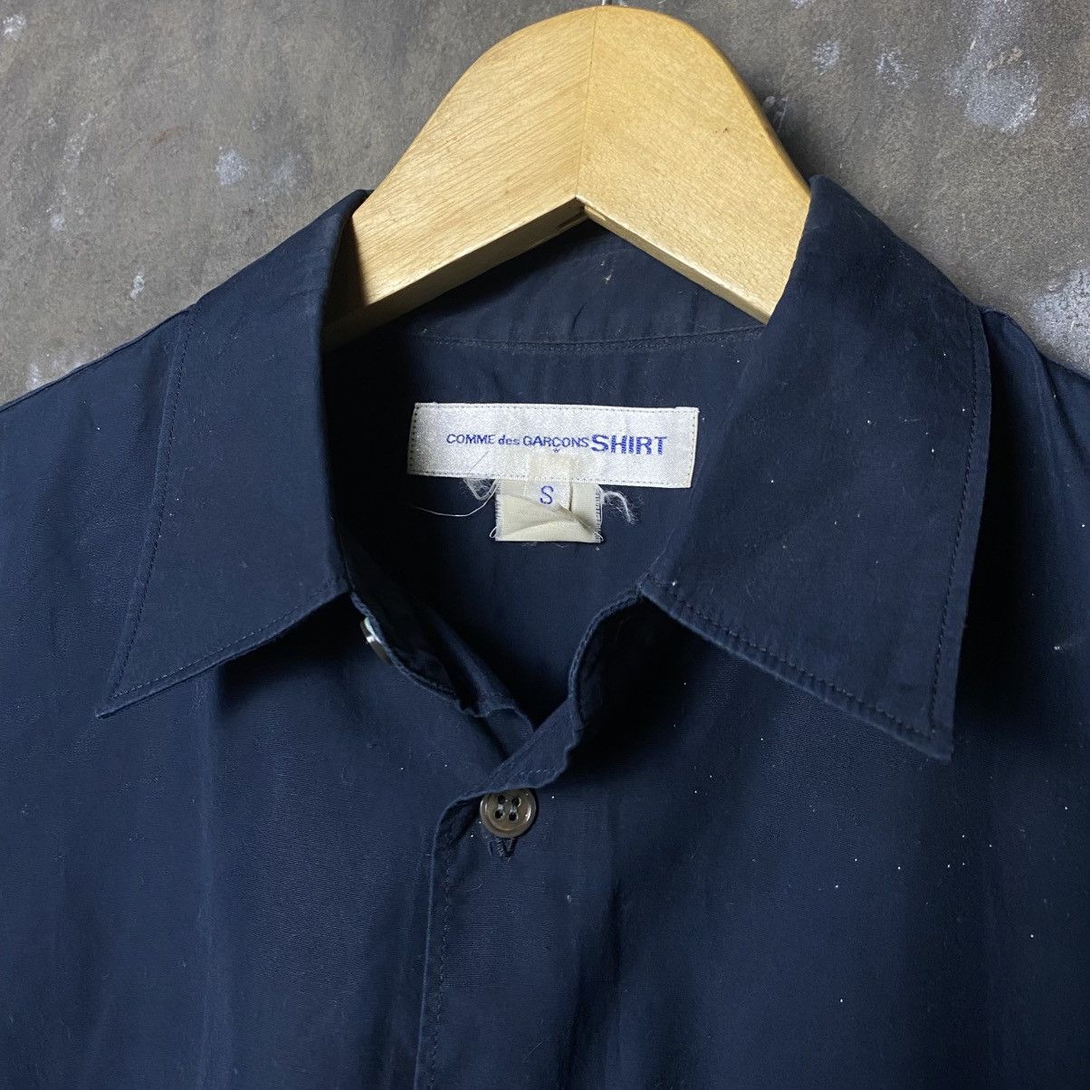 Comme des Garcons Homme vintage comme des garcons navy shirt france made Size US M / EU 48-50 / 2 - 5 Thumbnail