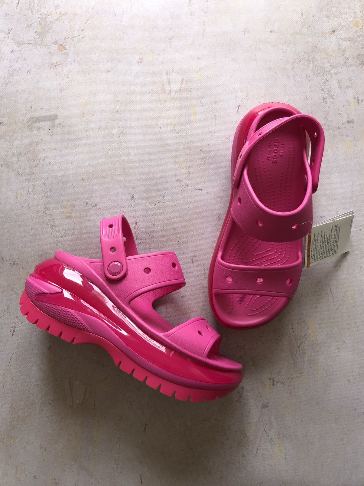 Crocs Avant garde Crocs Crush Sandal barbie pink Size US 7 / IT 37 - 3 Thumbnail