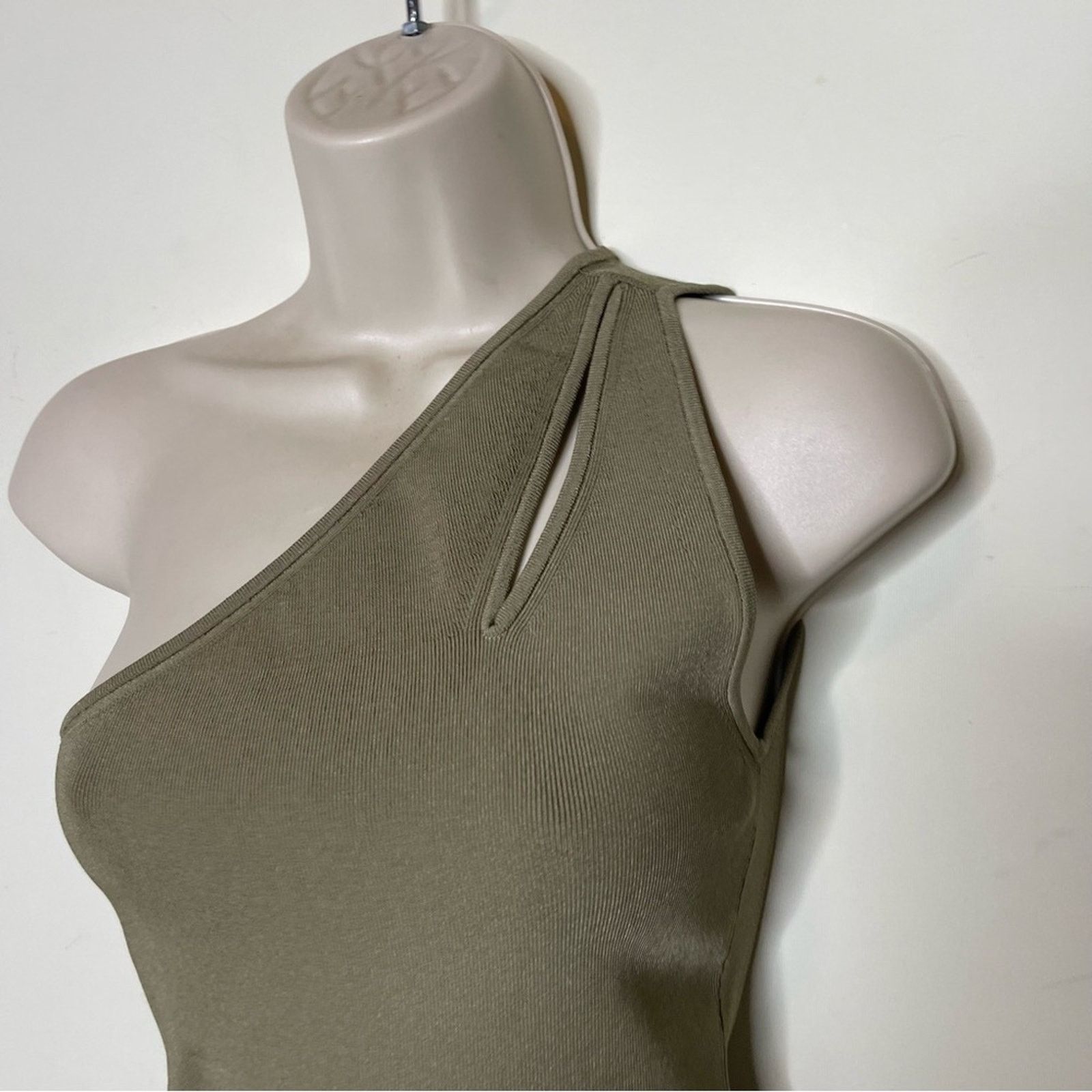 Ramy Brook Ramy Brook one shoulder knitted ribbed crop top sz XS Size L / US 10 / IT 46 - 4 Thumbnail