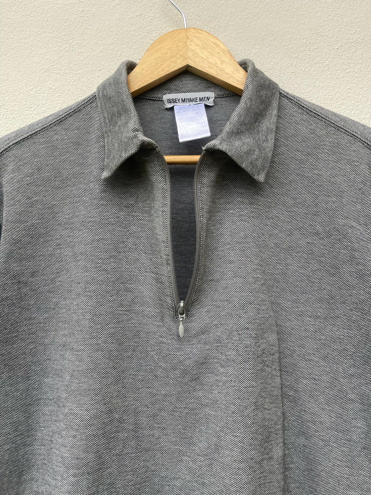 Designer × Issey Miyake × Japanese Brand Issey Miyake Half Zipper Polo Tee Size US M / EU 48-50 / 2 - 8 Thumbnail