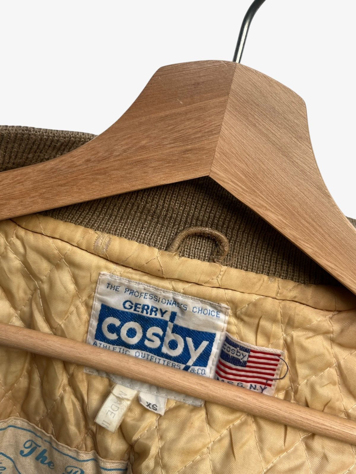 Genuine Leather Vintage Iconic Gerry Cosby New York Leather Stadium Jacket Size US XS / EU 42 / 0 - 9 Thumbnail