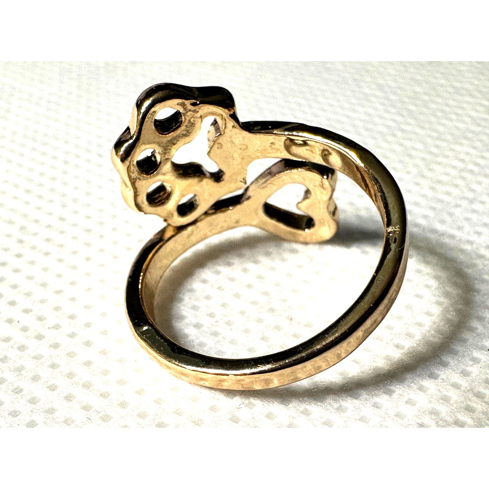& Other Stories Dog Paw with Heart Adjustable Ring Size ONE SIZE - 2 Thumbnail