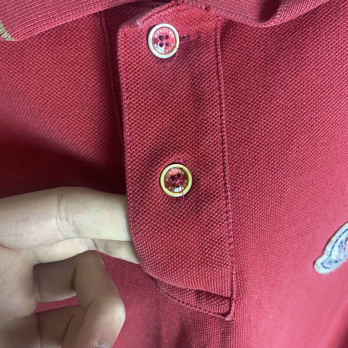 Moncler Vintage Luxury Polo Moncler Size US L / EU 52-54 / 3 - 8 Thumbnail