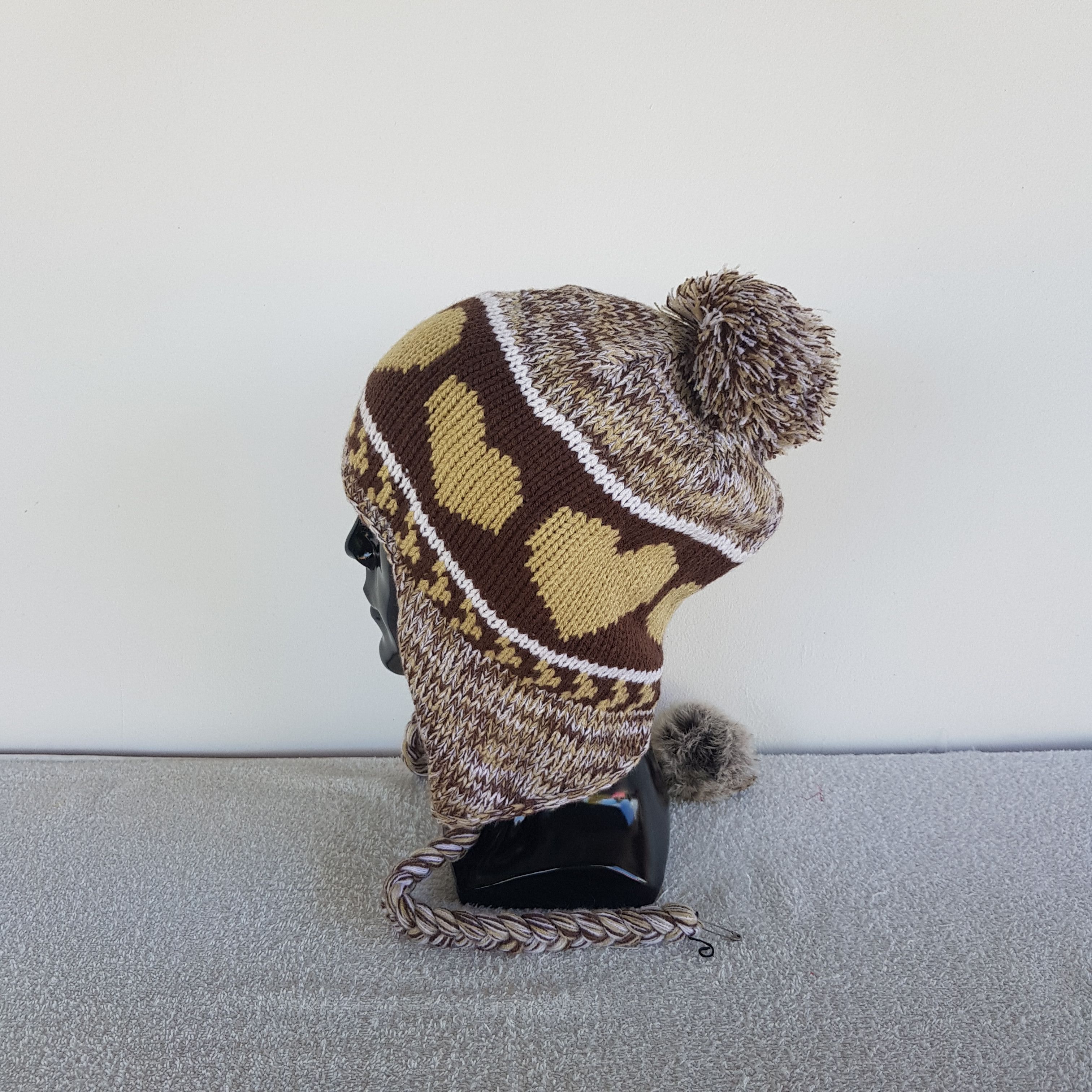 Other Vintage Japanese Earflap Beanie Snow Caps Hats. Size ONE SIZE - 4 Thumbnail