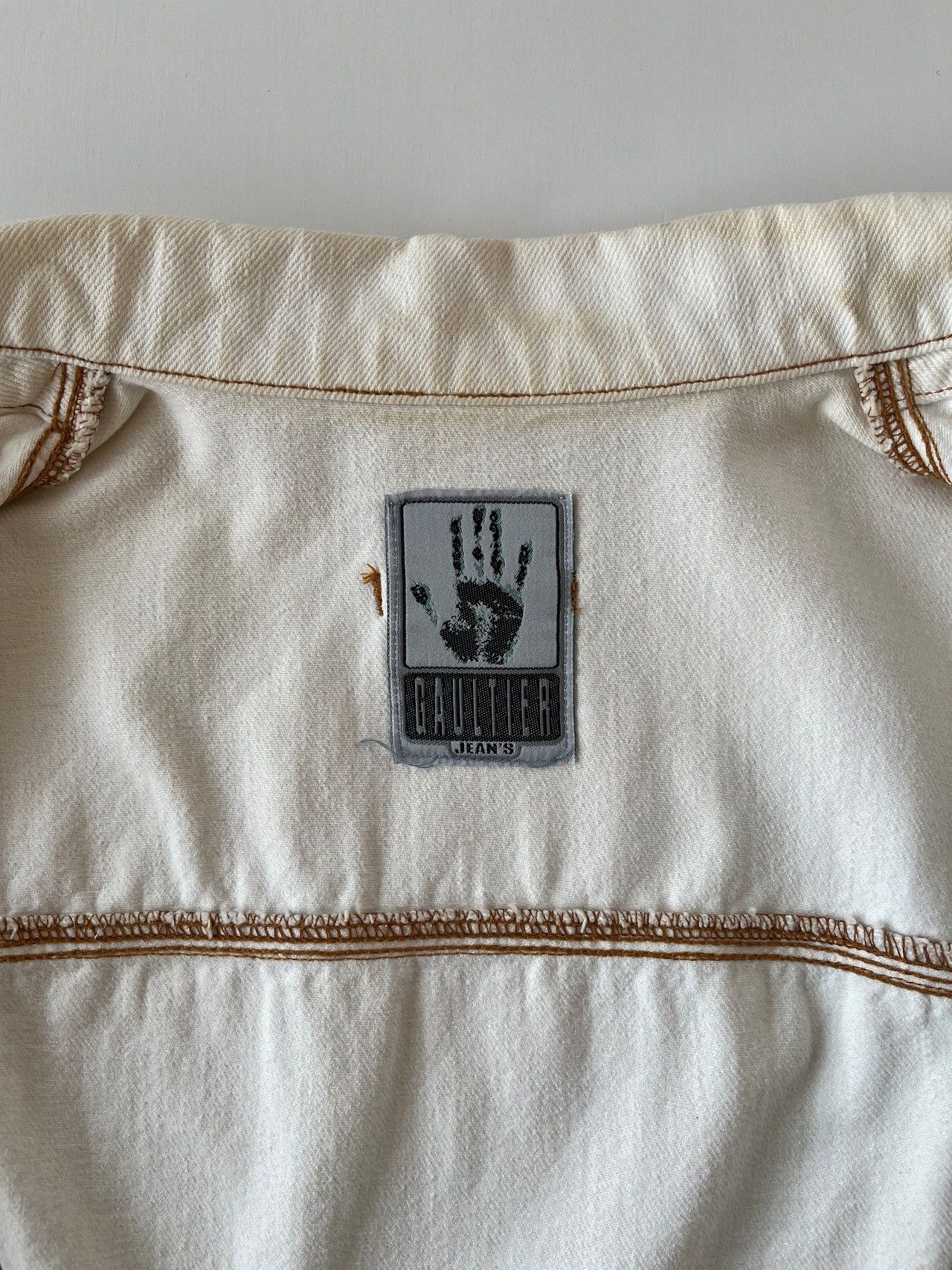Jean Paul Gaultier GAULTIER JEANS SS1994 Denim Trucker Jacket Size US XS / EU 42 / 0 - 6 Thumbnail