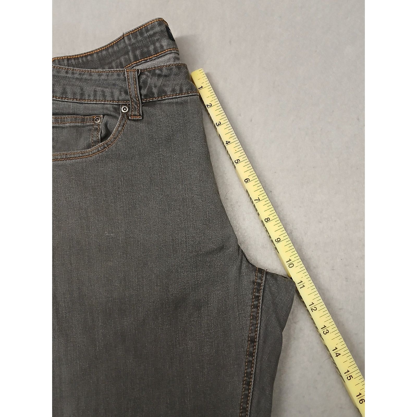 Other American Tall (34x36) Men's Straight Leg Gray Denim Jeans Size US 34 / EU 50 - 6 Thumbnail