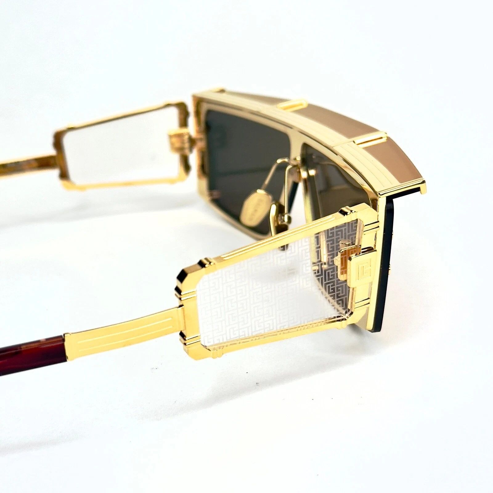 Balmain BALMAIN WONDER BOY III BY AKONI BPS127 BPS 127C Sunglasses Size ONE SIZE - 4 Thumbnail