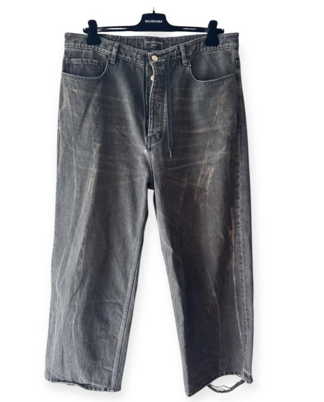 Balenciaga Balenciaga loose fits vintage effect denim jeans Size US 33 - 2 Thumbnail
