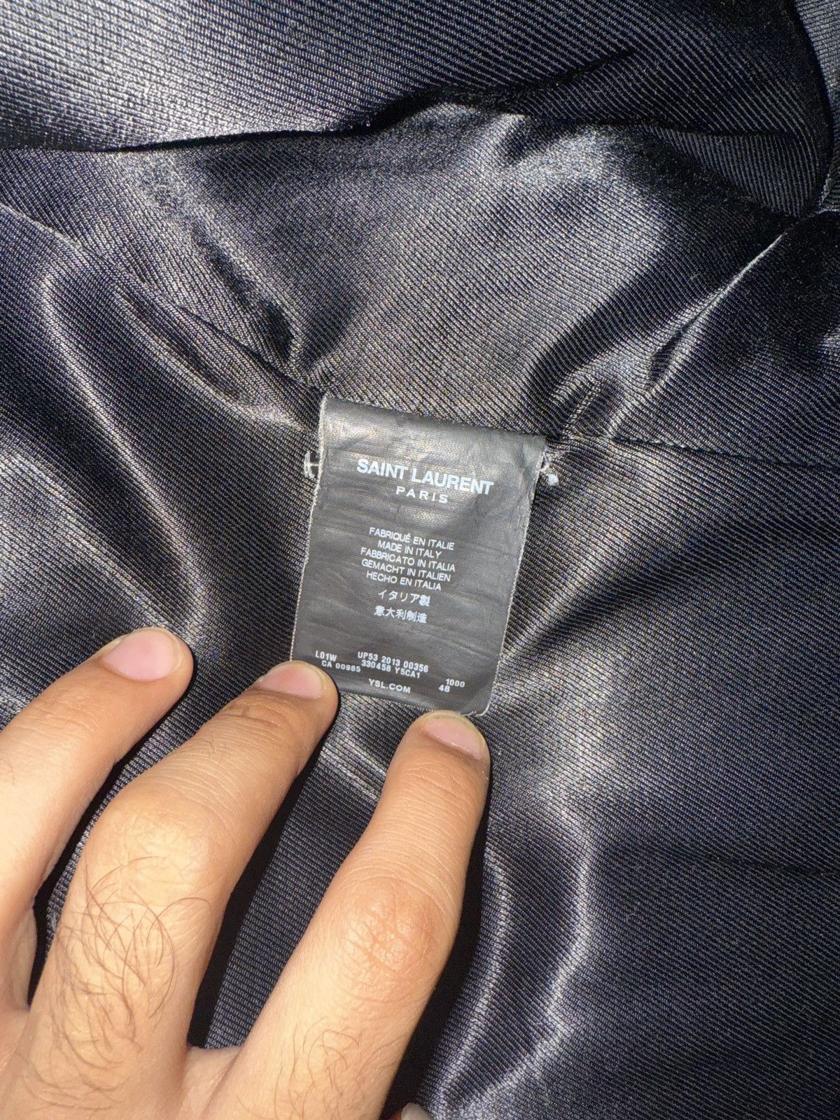 Saint Laurent Paris Saint Laurent Paris Leather Jacket FW 13 Size US M / EU 48-50 / 2 - 18 Thumbnail