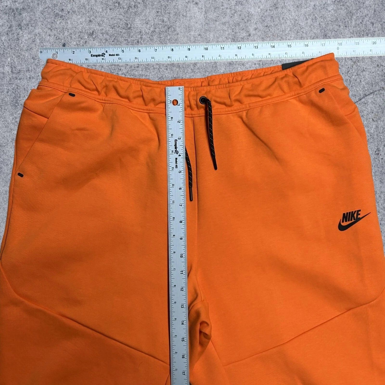 Nike Nike Tech NWT Orange Fleece Tapered Joggers Sweats Mens XL C Size US 26 / EU 42 - 4 Thumbnail