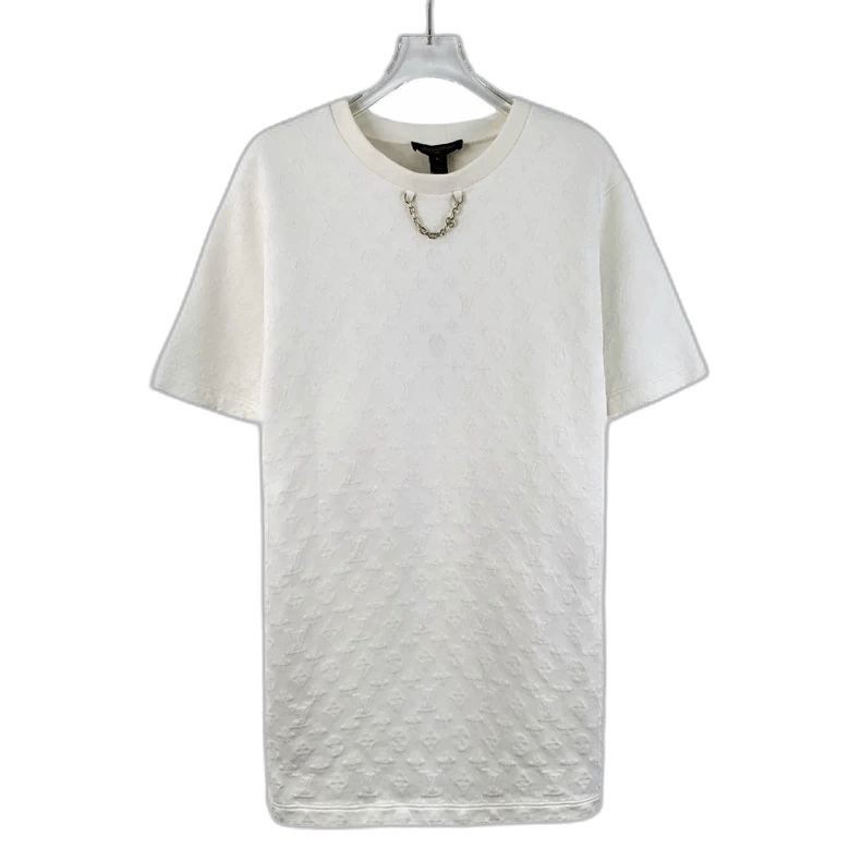 Louis Vuitton Louis Vuitton White Logo Cotton TShirt XL-2506 Size US XL / EU 56 / 4 - 1 Thumbnail