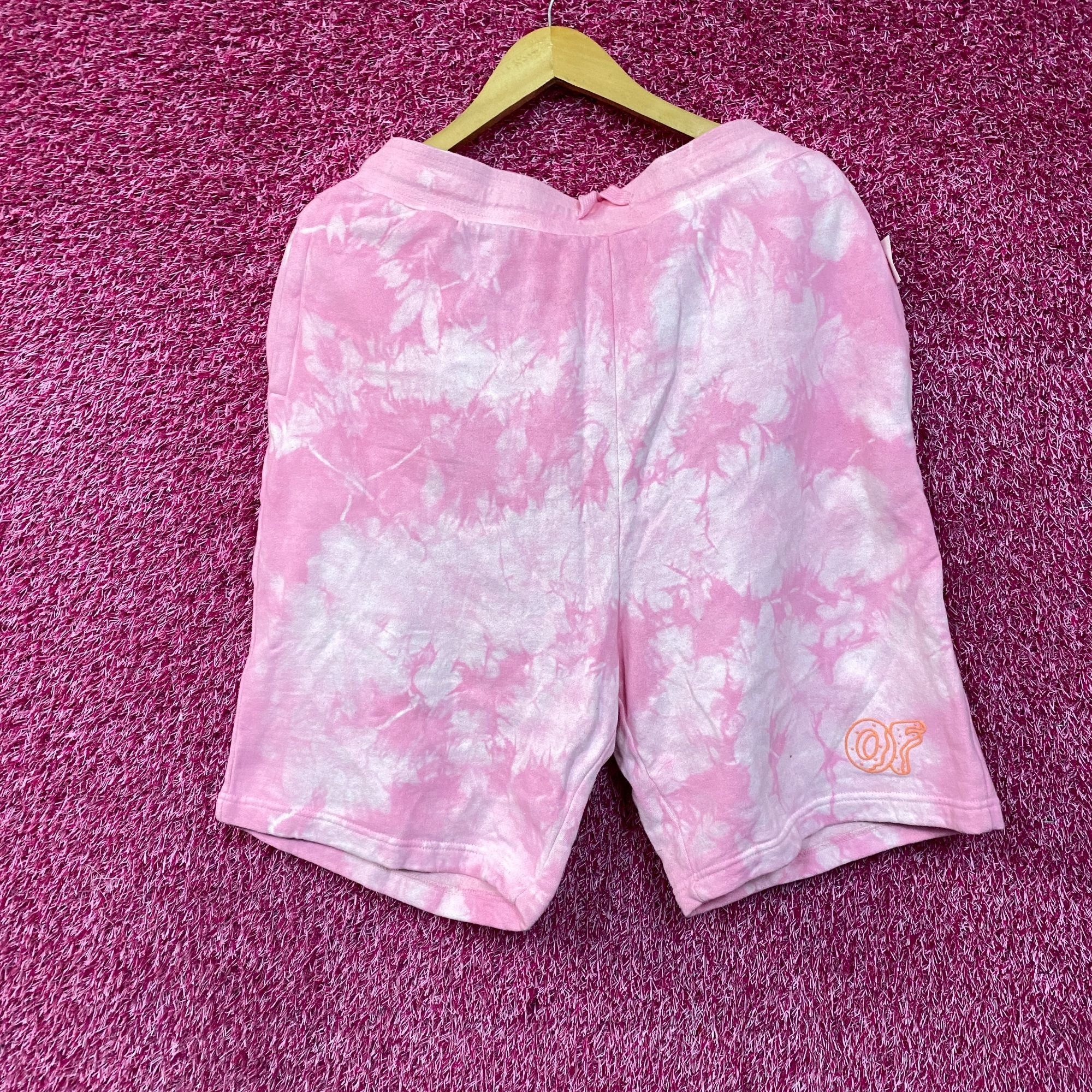 Odd Future Odd Future Pink Tie-Dye Sweat Shorts XL Size US 36 / EU 52 - 1 Thumbnail
