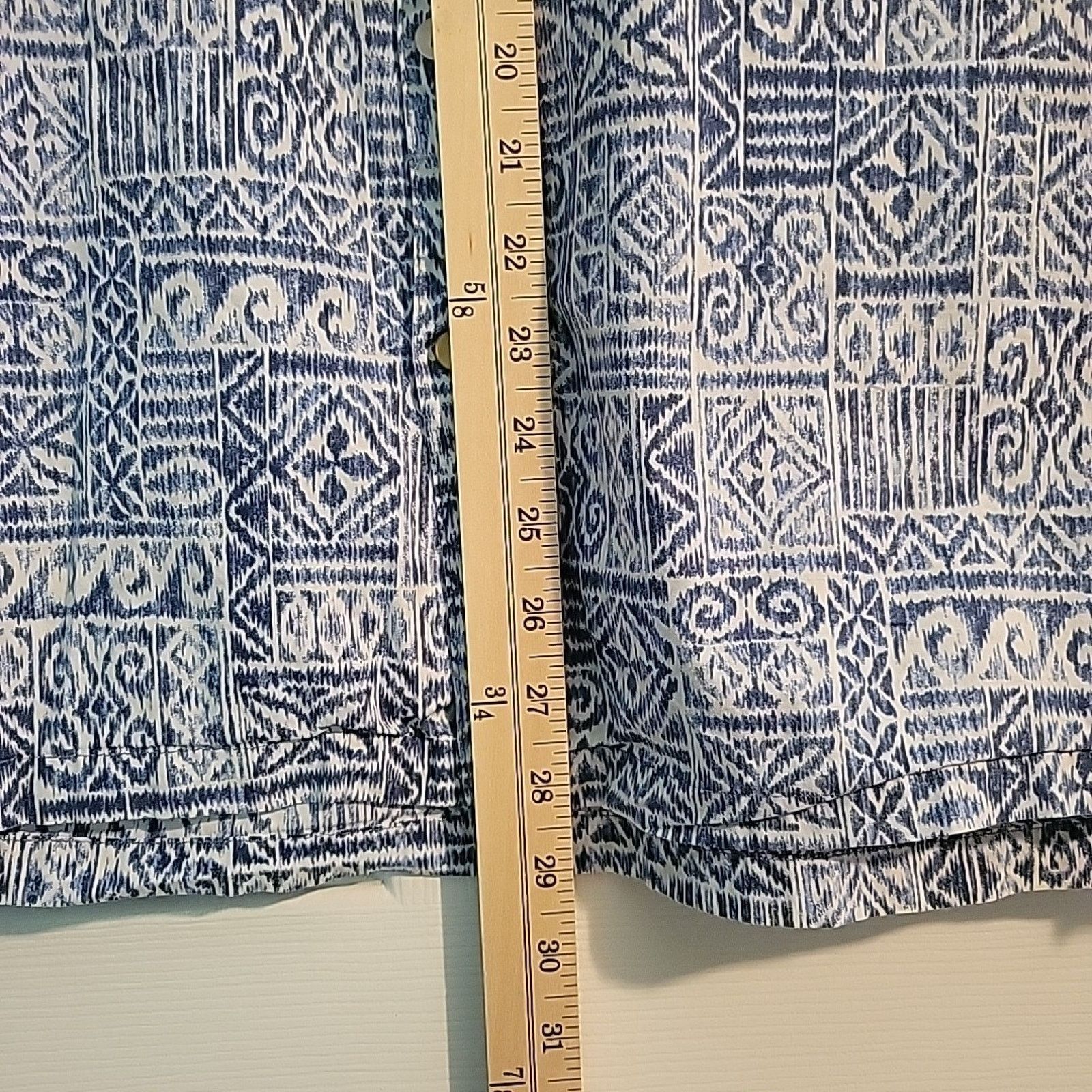 Tori Richard Tori Richard Medium Blue Waves Print Button Up Casual Beach Size US M / EU 48-50 / 2 - 9 Thumbnail