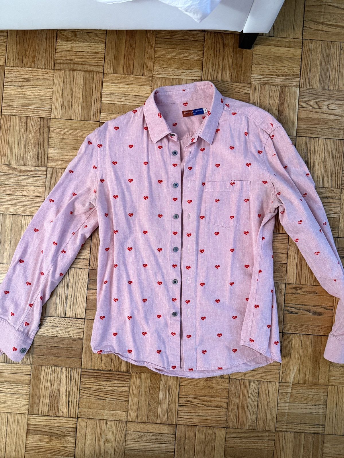 Opening Ceremony Opening Ceremony Pink Hearts Shirt Size US M / EU 48-50 / 2 - 1 Thumbnail