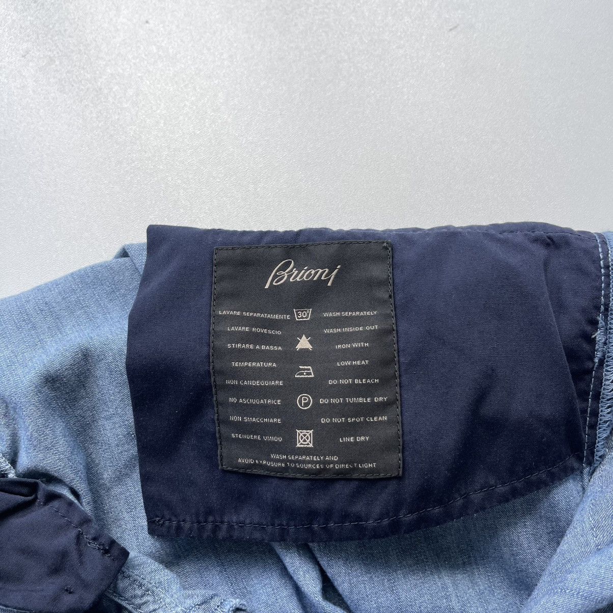 Brioni Brioni Meribel Trousers Regular Fit Denim Jeans Blue Size US 38 / EU 54 - 9 Thumbnail