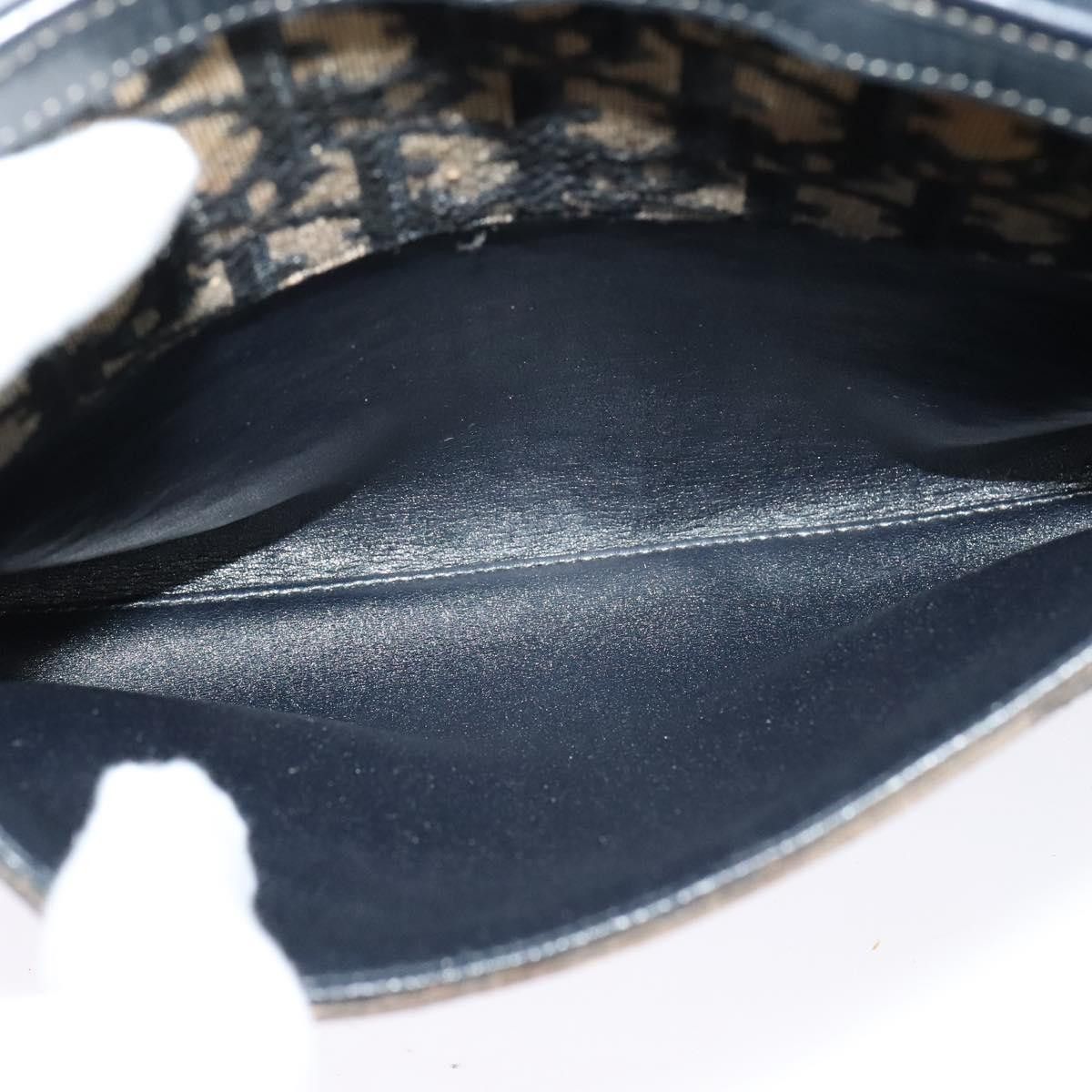 Dior DIOR Trotter Canvas Shoulder Bag Navy Gold Size ONE SIZE - 14 Thumbnail