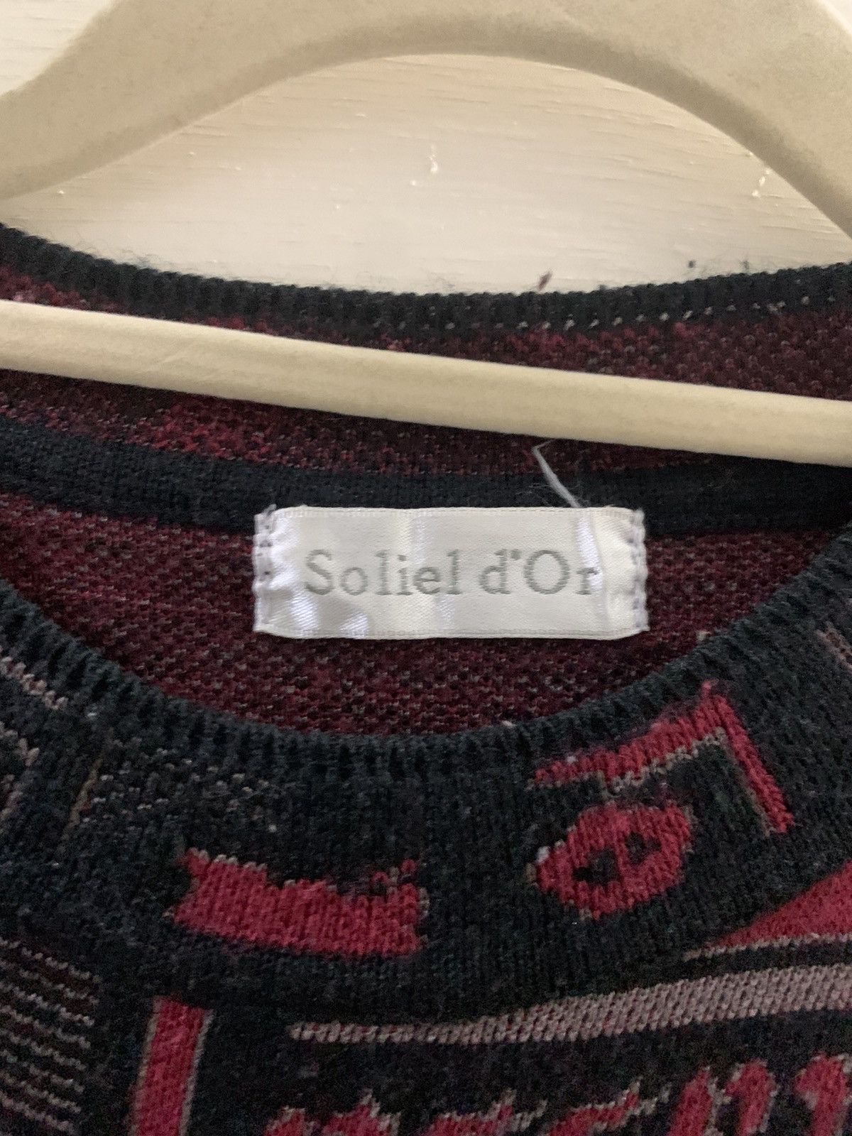 Japanese Brand × Vintage Vintage Soleil d'Or Knitwear Size S / US 4 / IT 40 - 4 Thumbnail