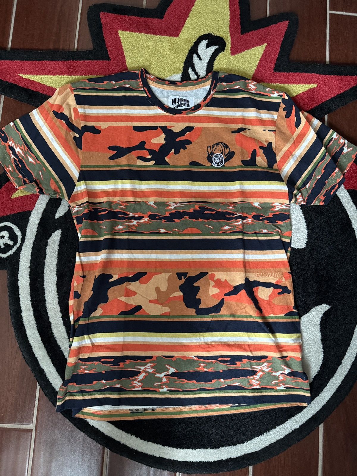 BILLIONAIRE BOYS CLUB // HEAVY CAMO TEE // SZ LG