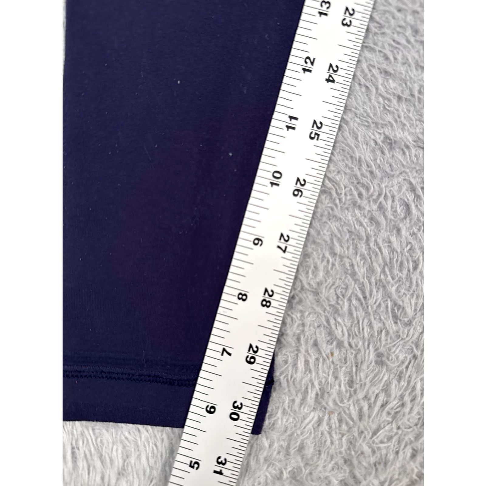 Lululemon Lululemon Wunder Under Pants Womens 8 Blue 31" Yoga Gym Athletic Workout READ Size 30" / US 8 / IT 44 - 6 Thumbnail