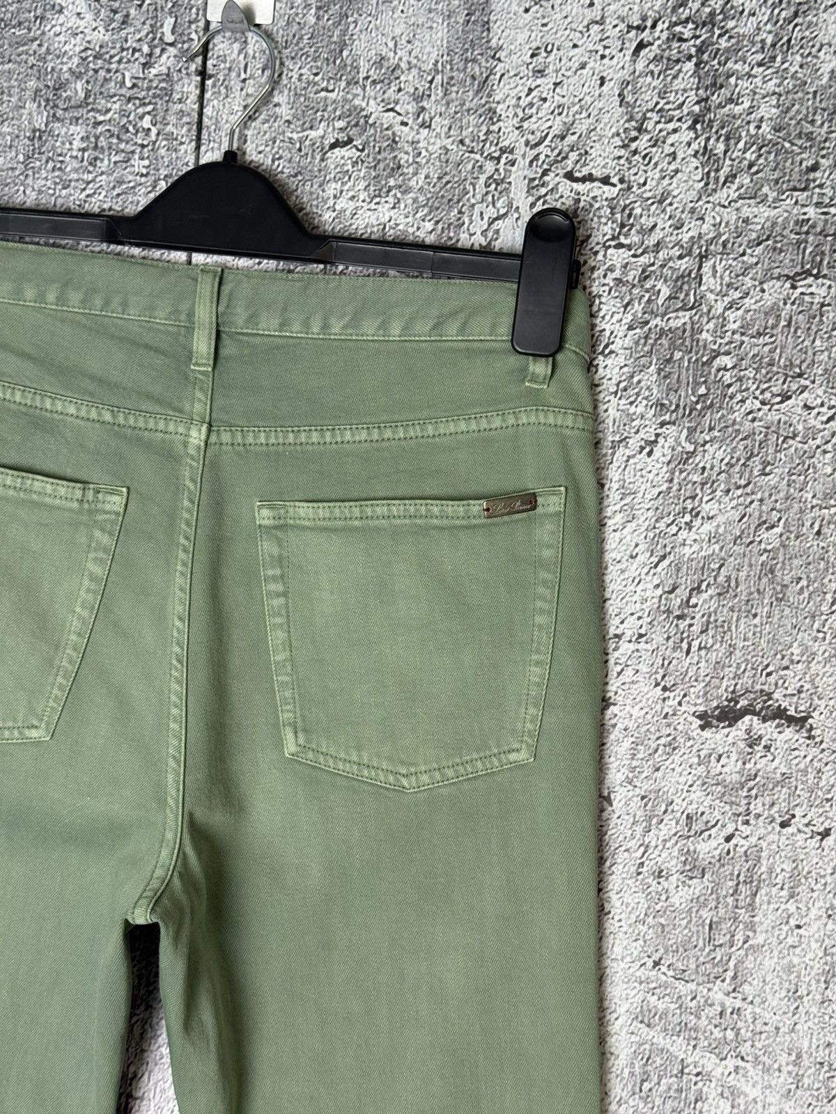 Loro Piana Loro Piana Green Jeans Denim Pants Chino Trousers Metal Logo Size US 30 / EU 46 - 4 Thumbnail