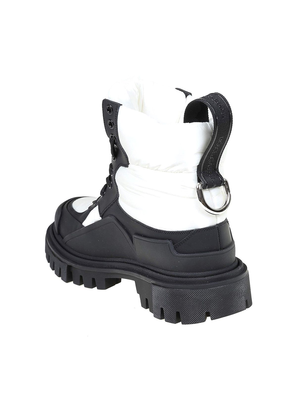 Dolce & Gabbana o1y0825 Padded Ankle Boots in Black/White Size US 9.5 / IT 39.5 - 4 Thumbnail