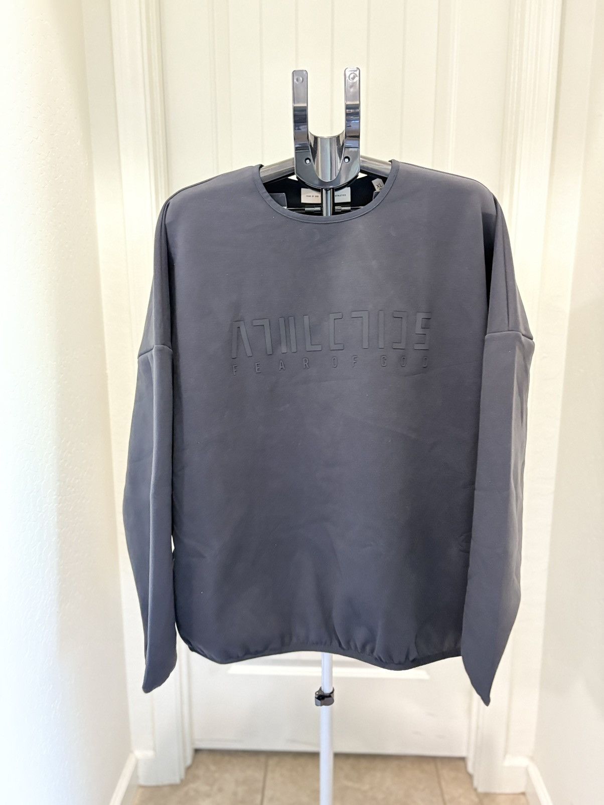Adidas × Fear of God FEAR OF GOD ATHLETICS X ADIDAS CREWNECK- BLACK Size US XL / EU 56 / 4 - 1 Thumbnail