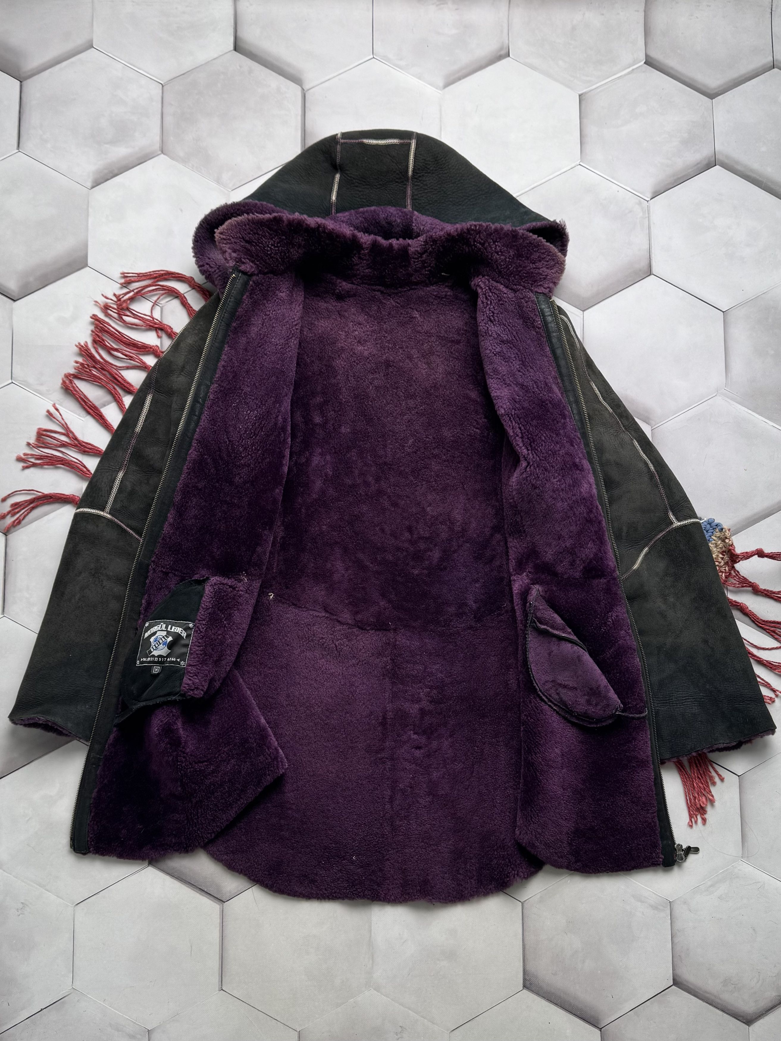 Vintage Vintage Real Sheepskin Coat (E4) Size M / US 6-8 / IT 42-44 - 7 Thumbnail