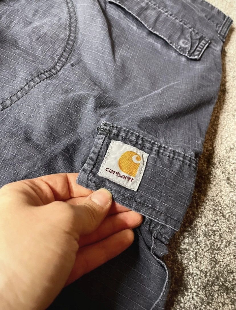 Carhartt Wip Vintage Carhartt WIP Regular Cargo Pants Ripstop Navy W30L32 Size US 32 / EU 48 - 11 Thumbnail