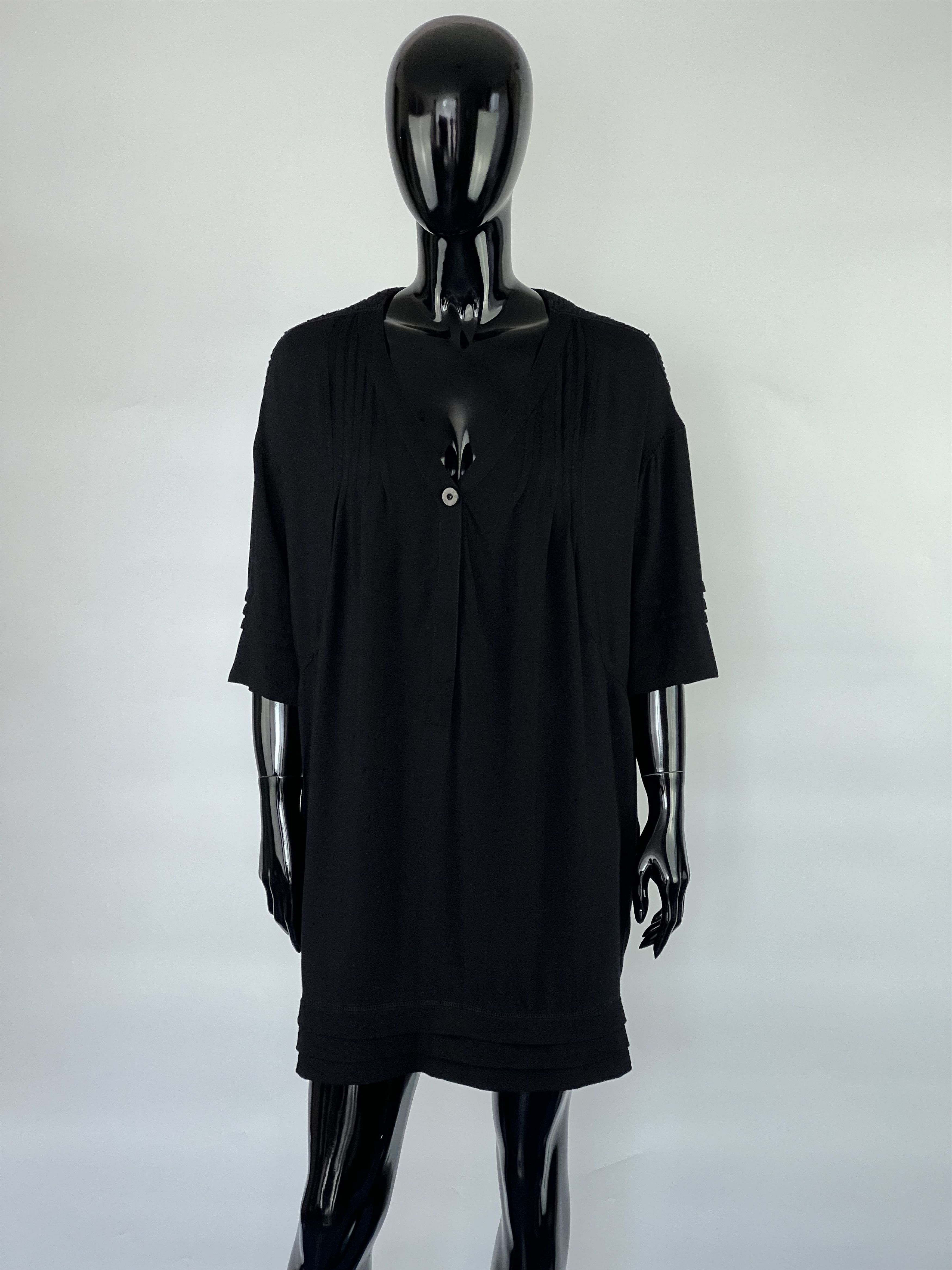 Sandro Sandro Vintage Black V-Neck Short Dress Size 2 Size M / US 6-8 / IT 42-44 - 1 Thumbnail