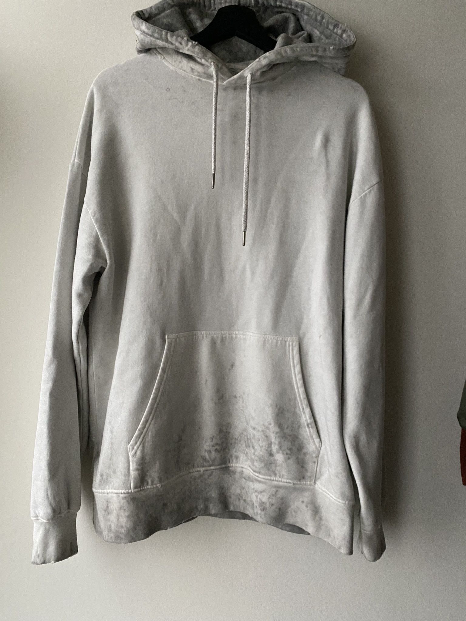 Acne Studios 48/M - Bulky Black Bleached Hoodie Size US M / EU 48-50 / 2 - 6 Thumbnail