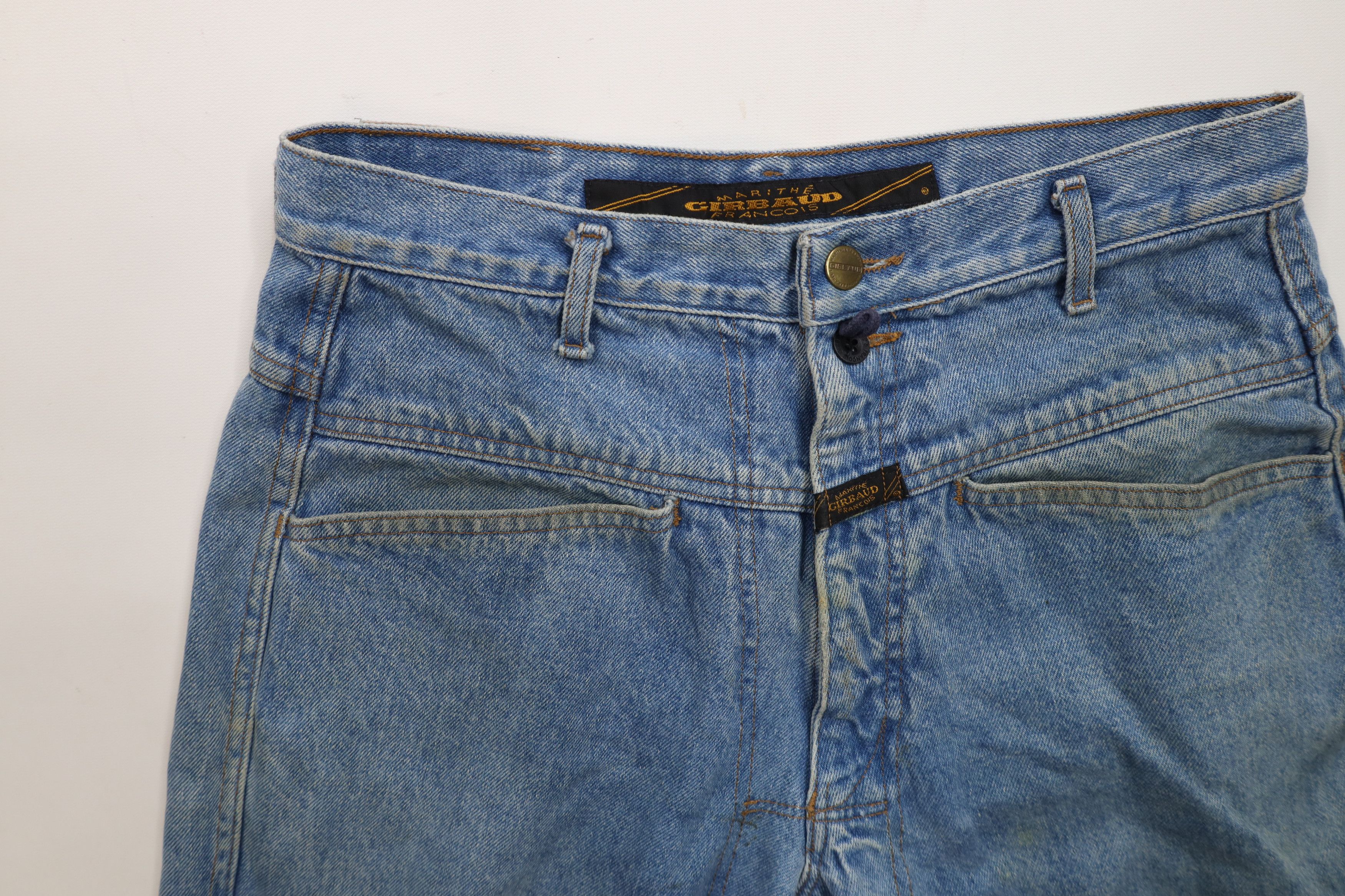 Marithe + Francois Girbaud × Vintage Vintage 90s Marithe Francois Girbaud Leg Jeans Blue USA Size US 30 / EU 46 - 7 Thumbnail