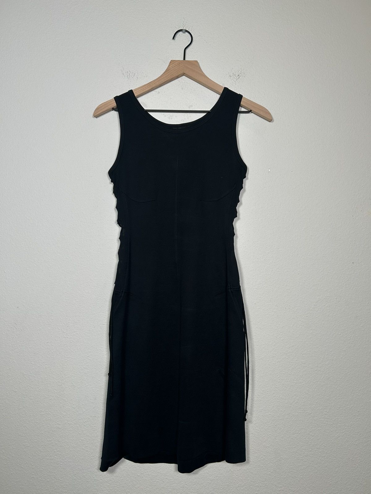 Helmut Lang RUNWAY SS01 Lace up Bondage Knit Dress Size S / US 4 / IT 40 - 1 Thumbnail