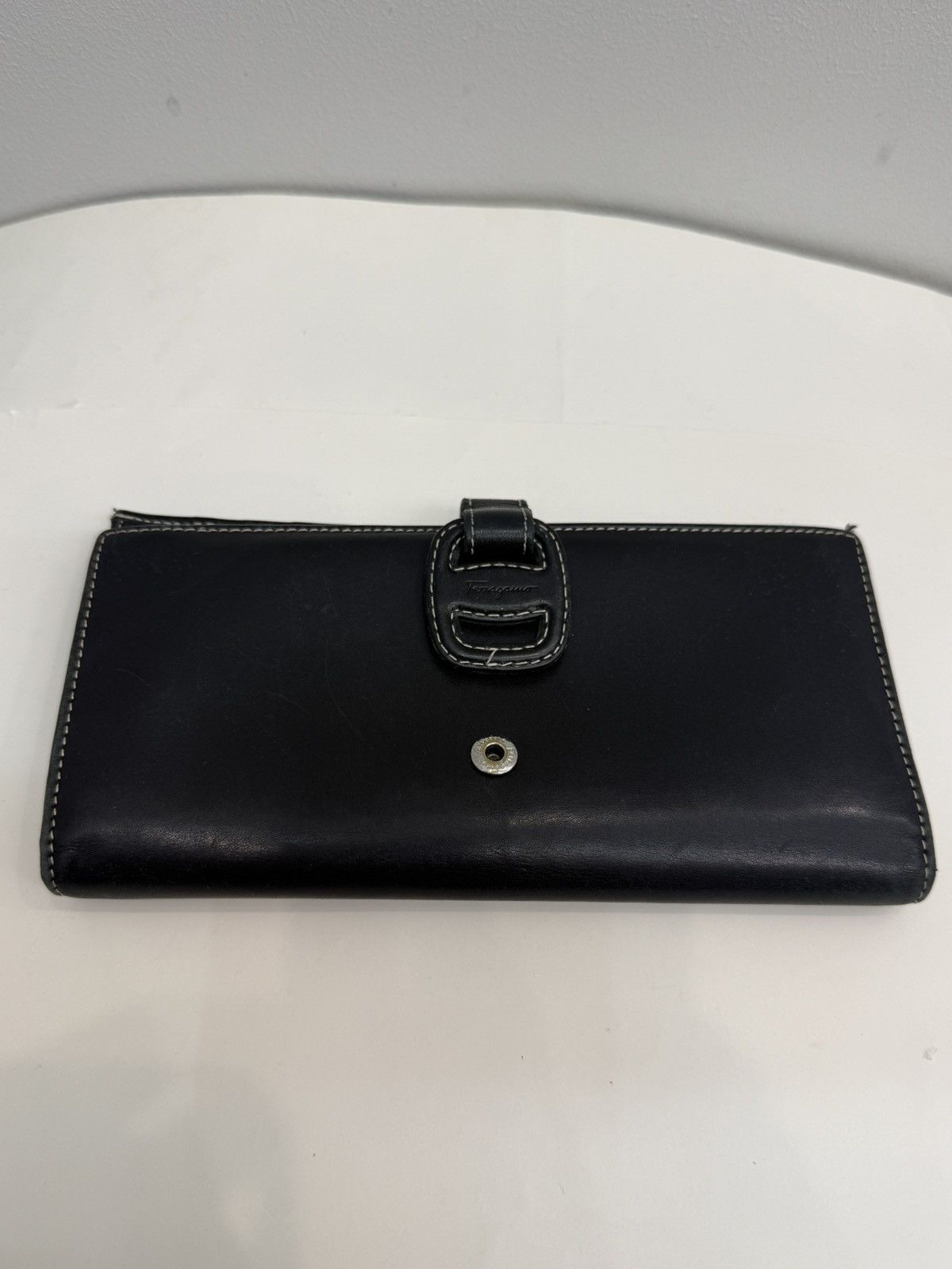 Salvatore Ferragamo Salvatore Ferragamo Black Leather Wallet Size ONE SIZE - 1 Thumbnail