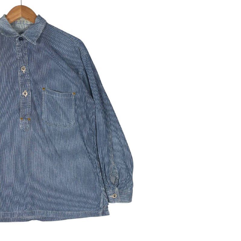 Vintage Vintage Turkeybears Striped Denim Shirt Size US M / EU 48-50 / 2 - 4 Thumbnail
