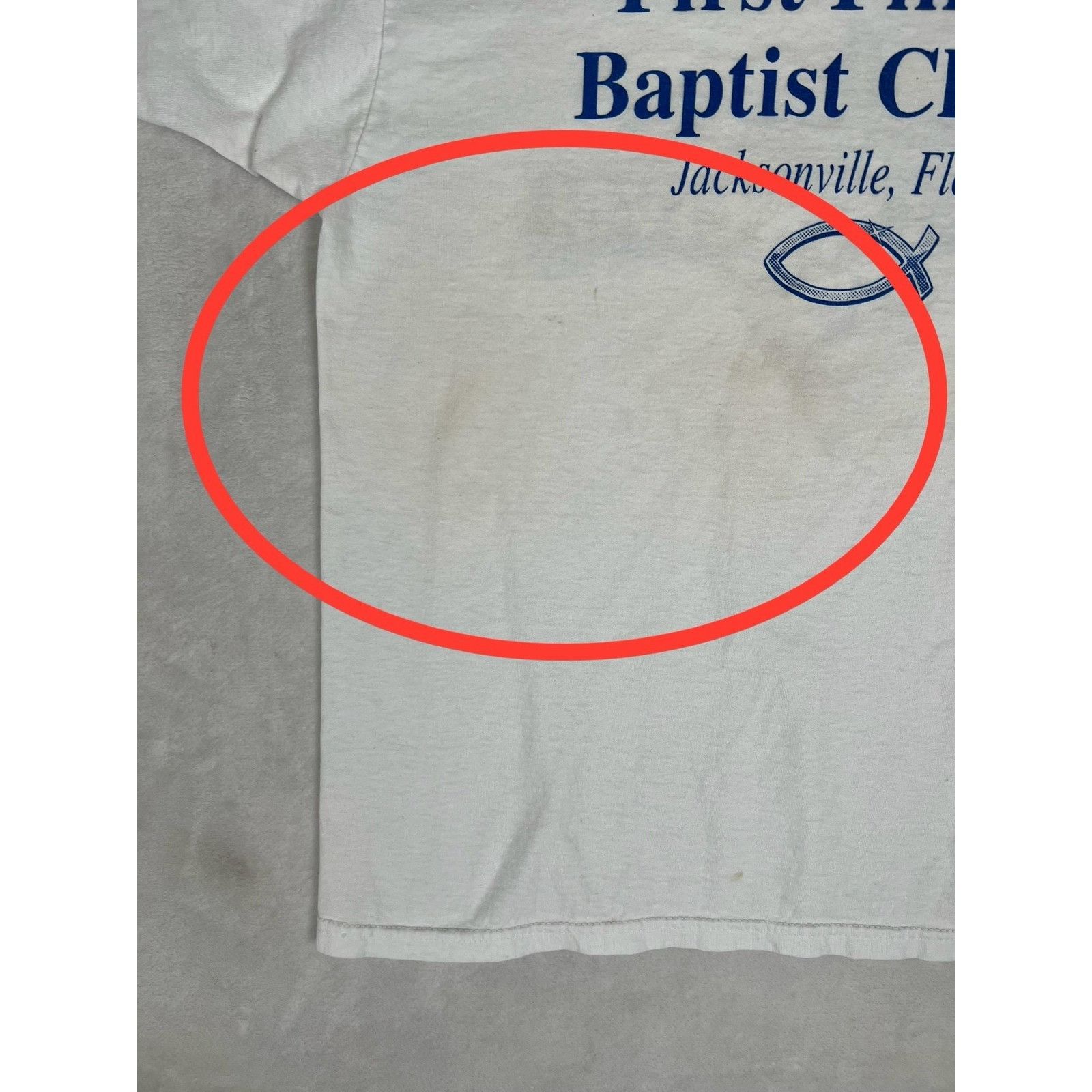 Fruit Of The Loom Vintage Christ Is Alive Shirt Mens Large White Christian Bap Size US L / EU 52-54 / 3 - 10 Thumbnail