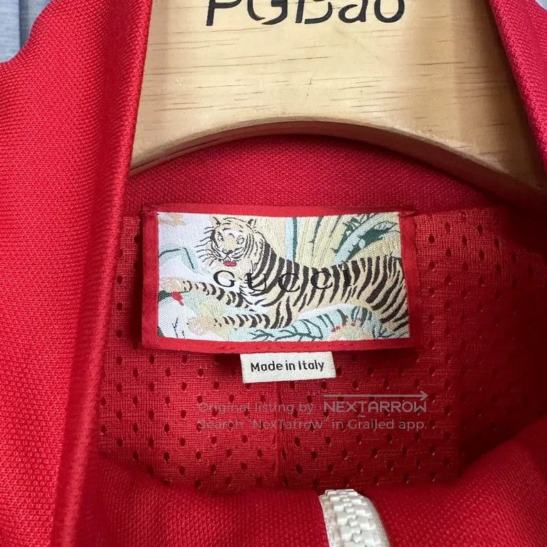Gucci Gucci Tiger embroidered half-zip jacket Size US L / EU 52-54 / 3 - 4 Thumbnail